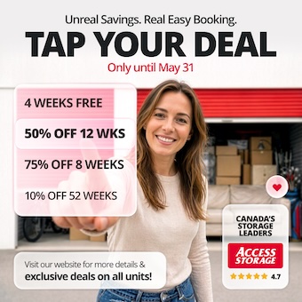 Access Storage - Kingston North Promotion