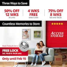 Access Storage - Kingston North Promotion